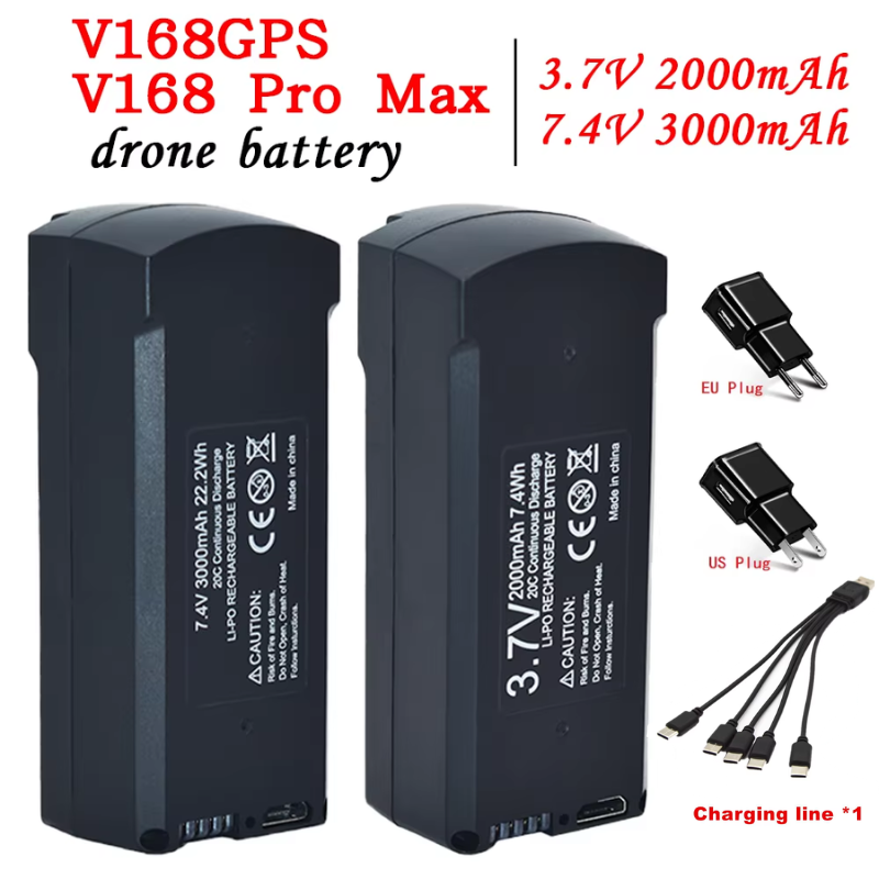 Drone Rc Leading - بطارية GPS V198 7.4 فولت 3000