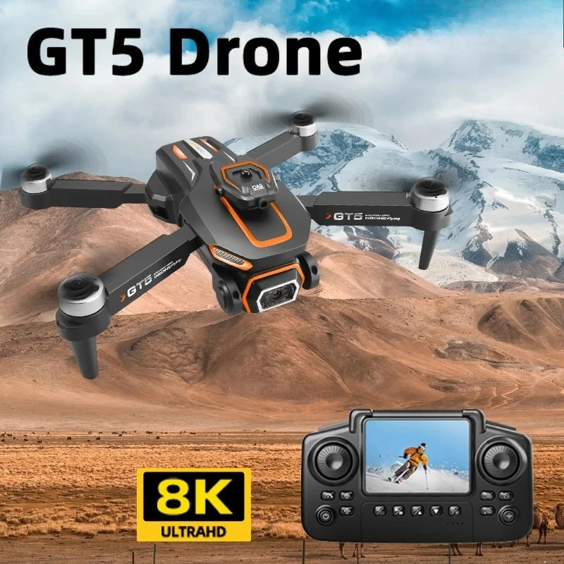 Drone Ae Rc - طائرة GT5 ميني درون الأصلية بكاميرا