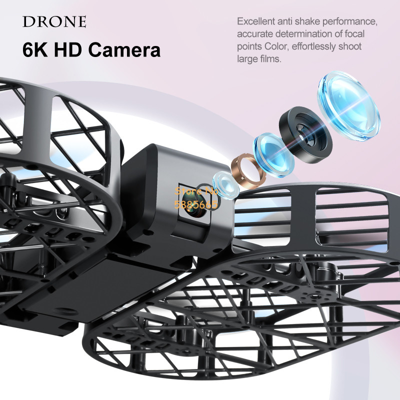 كاميرا 8K عالية الدقة 360 °    - مراجعة Drone Ae Rc وسعره