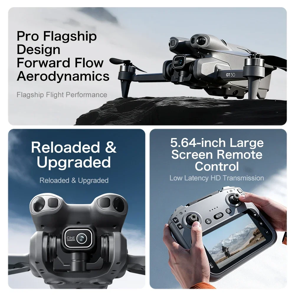 طائرة بدون طيار GT50 بتقنية FP - مراجعة Drone Ae Rc وسعره