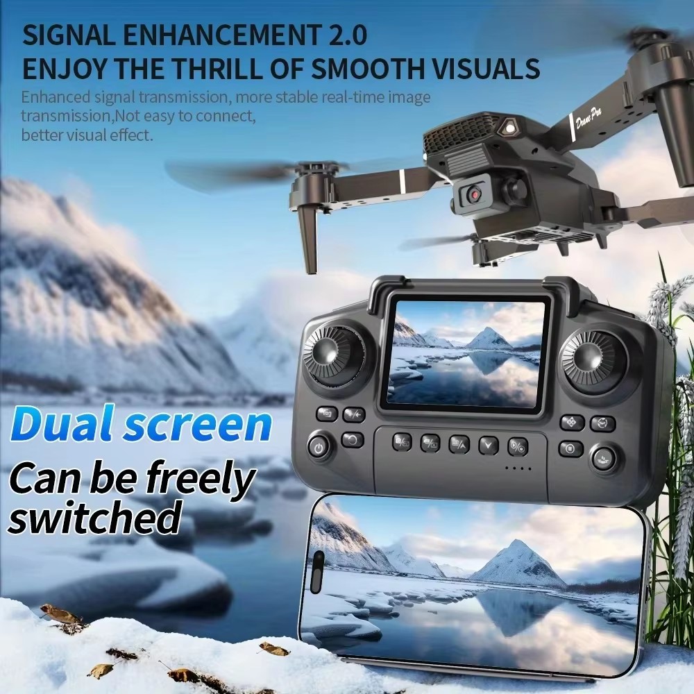 طائرة درون E88 الجديدة لعام 20 - مراجعة Drone E88 Rc Quadcopter وسعره