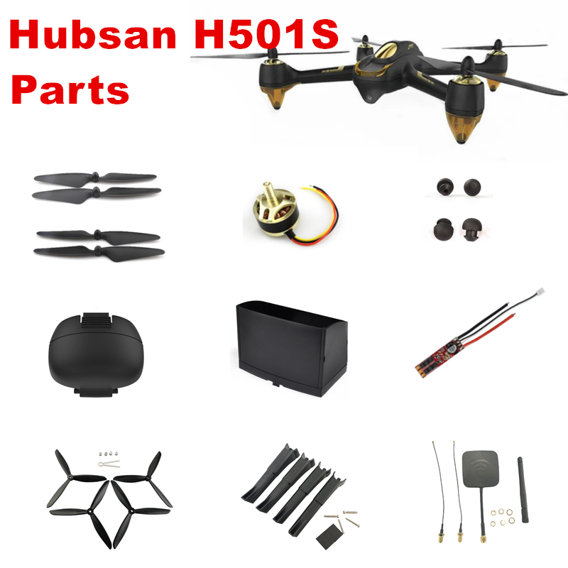 قطع غيار طائرة هبسان X4 H501S  - مراجعة Drone Rc Cover وسعره