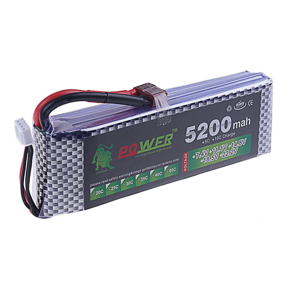 3S يبو بطارية 11.1 فولت 5200 م - مراجعة Drone Rc Leading وسعره