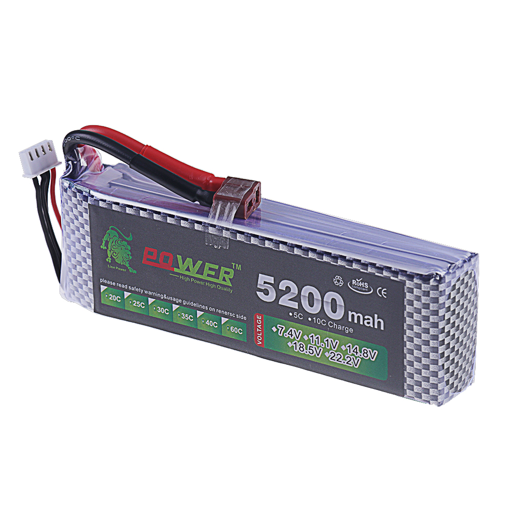 3S يبو بطارية 11.1 فولت 5200 م - مراجعة Drone Rc Leading وسعره